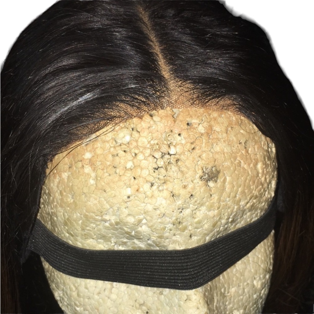 Ombré wig/human hair - Picture 7 of 8